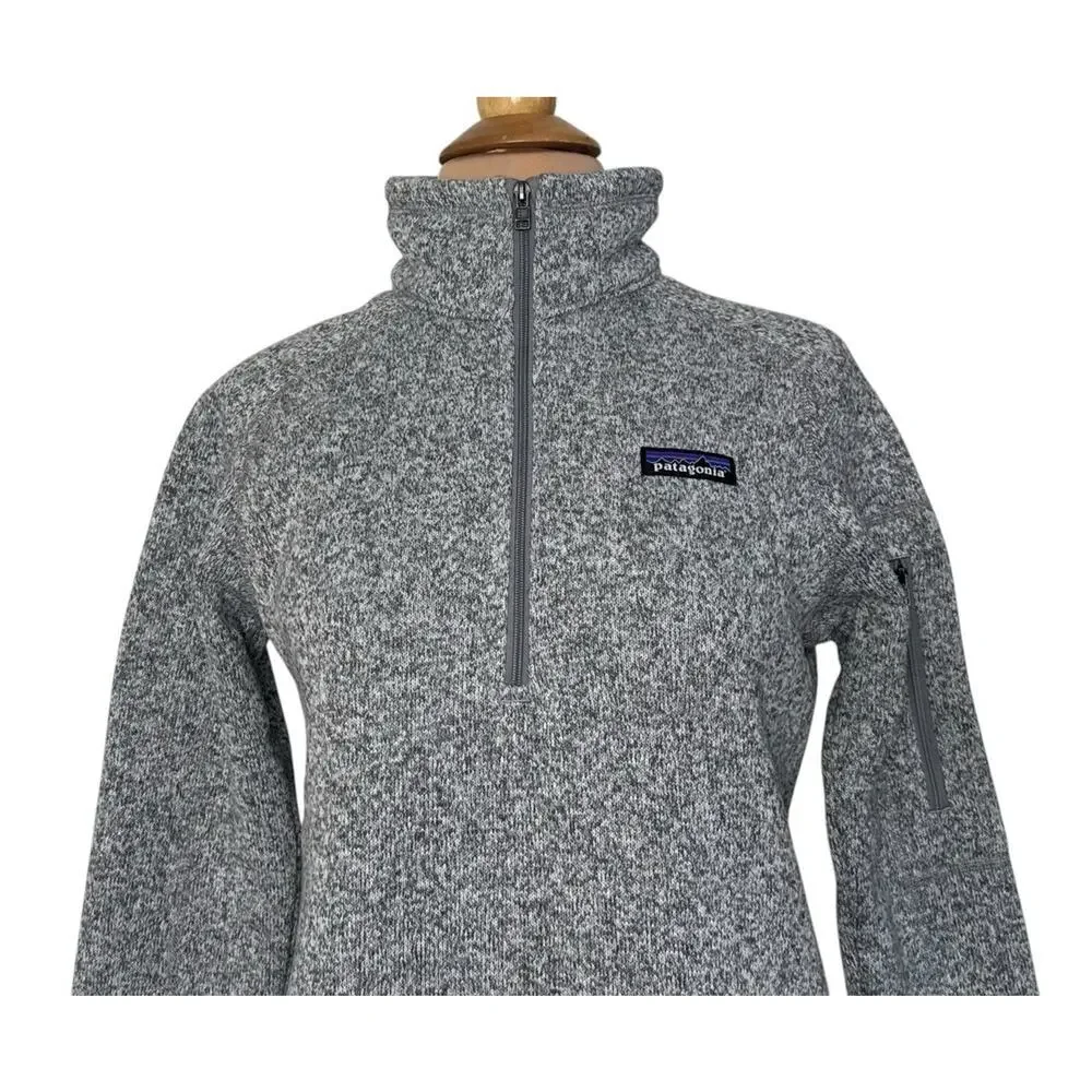 PATAGONIA Women's Better Sweater 1/4-Zip Fleece Pullover Recycled Fabric Size S - Picture 5 of 9